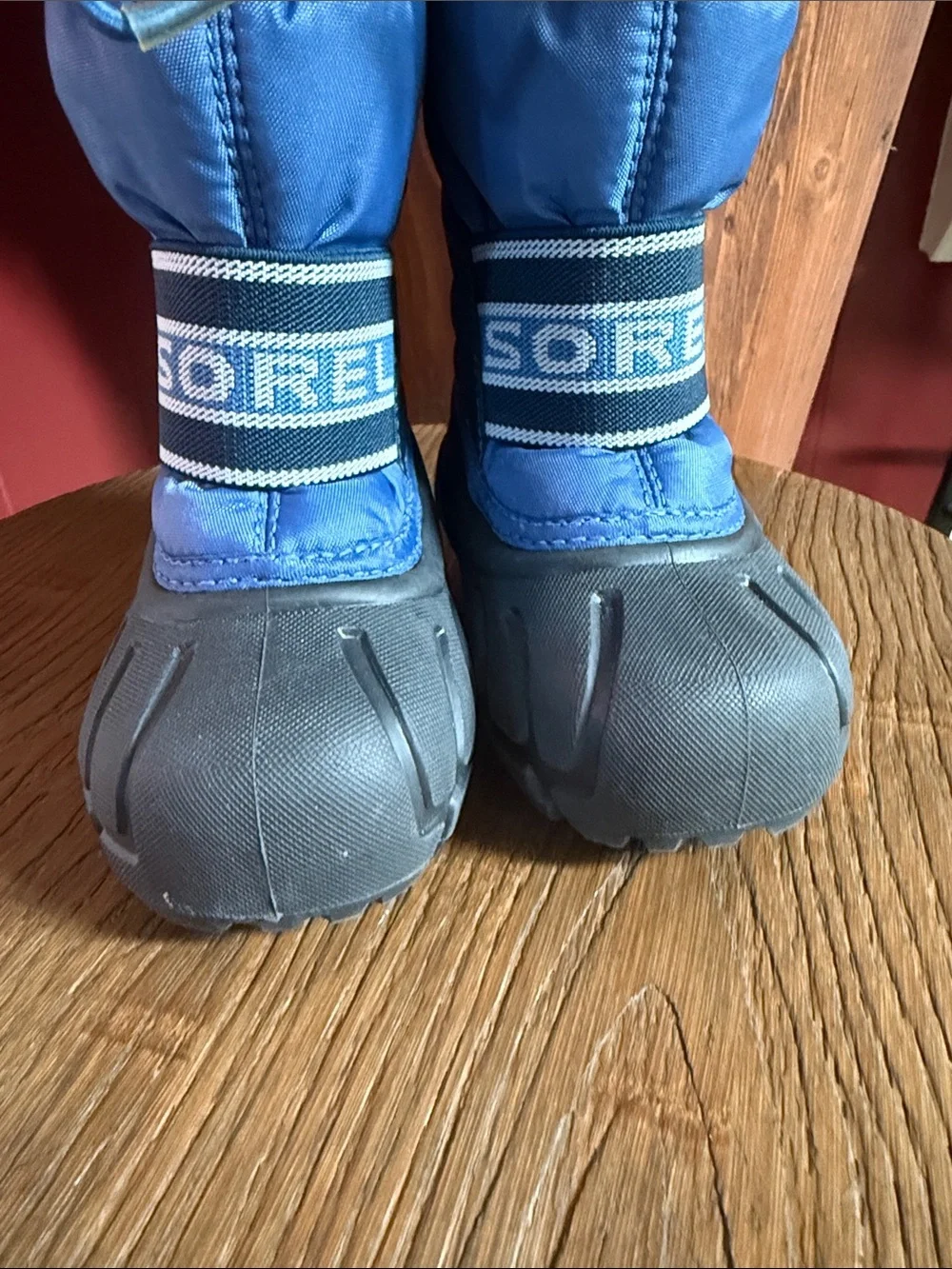 Sorel Kids Blue Pull-Cord  Snow Boots